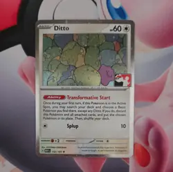 Pokemon TCG - Ditto 132/165 - Prize Pack Series Cards - Stamp - Image 3