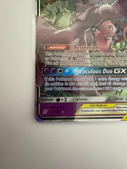 Mewtwo & Mew GX 71/236 Unified Minds Ultra Rare Holo TAG TEAM Pokemon Card - Image 5