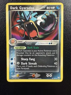 Pokemon Card Dark Gyarados 36/109 EX Team Rocket Returns Non Holo Rare NM - Image 1
