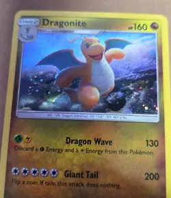 Dragonite 96/149 SM Cosmos Black Star Promo Pokemon Card NM - Image 3