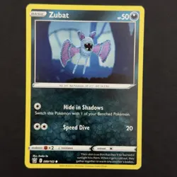 Zubat 089/163 Asako Ito Crocheted Art - Common Battle Styles Pokemon Card NM - Image 1