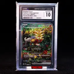 Gouging Fire EX SAR SV5K-093/071 Pokemon Card Japanese CGC 10 #1 - Image 1