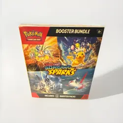 Pokemon TCG Scarlet & Violet Surging Sparks Booster Bundle Box 6 Pks 60 Cards - Image 1