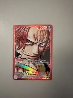 One Piece Card Shanks OP09-001 Alt Art Leader - Emperors in the New World Foil - Image 1