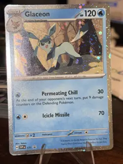Glaceon - (Cosmos Holo) Holo Promo SV: Scarlet & Violet Promo Card 171 NM - Image 1