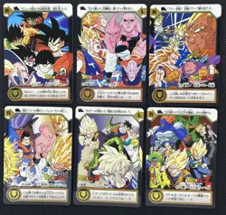 Dragon Ball Z Carddass C3b C12a C10b Rare Bandai Japan Set of 6 cards F/S - Image 1