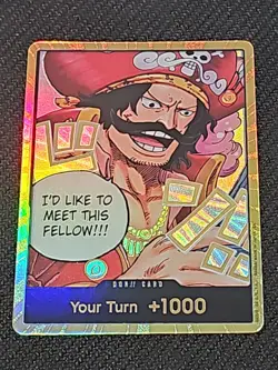 DON!! Card (Gol.D.Roger) (Gold) Carrying On His Will Foil - Image 1