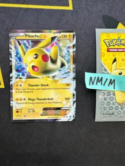 Pokemon Card Pikachu EX XY Black Star Promo XY174 097 💎NM💎 - Image 1