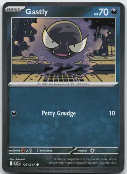 Gastly (Cosmos Holo) 123/217 Common Miscellaneous Cards & Products Pokemon NM - Image 1