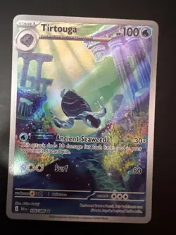 Tirtouga 106/086 Illustration Rare Holo SV: Black Bolt Pokemon TCG Card - - Image 1
