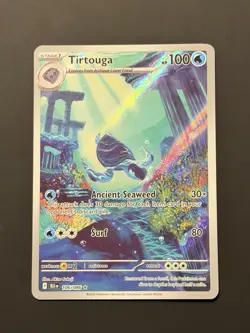 Tirtouga 106/086 Illustration Rare Holo SV: Black Bolt Pokemon TCG Card NM - Image 1
