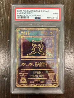 Ancient Mew 2000 Pokemon Game Movie Promo Pokemon Card PSA 9 New Cert - Image 1