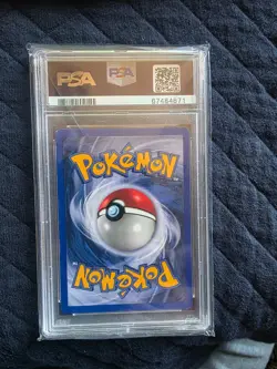 Dark Arbok [W Stamped] Team Rocket 19/82 Hong Kong League Pokemon card PSA 9 - Image 2