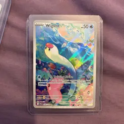 Wiglett 206/198 Pokemon Scarlet Violet Base Illustration Rare - NEAR MINT - Image 1