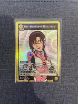 Mari Makinami Illustrious Super Rare - UE15BT/EVA-1-018 NM - Union Arena NM - Image 1