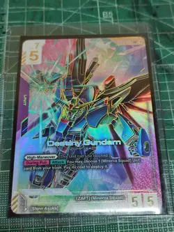 Destiny Gundam LR++ GD04-050 - Gundam Card game Phantom Aria - (MINT) English - Image 1