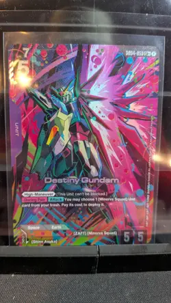 Gundam Card Game Destiny Gundam #GD04-050 LR+ - Image 1