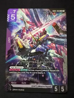 Gundam Card Game GD04-050 Destiny Gundam LR - Pack Fresh - Image 1