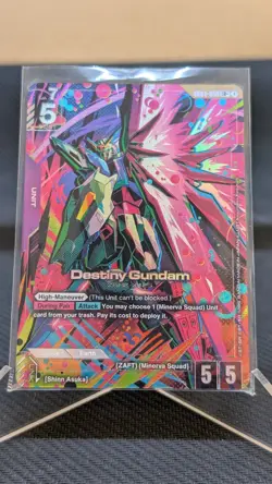 Gundam Card Game Destiny Gundam (LR+) LR+ Phantom Aria GD04-050 - Image 1