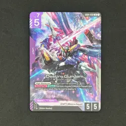 Destiny Gundam ZGMF-X42S GD04-050 LR Foil Gundam Card Game Shinn Asuka ZAFT NM - Image 1