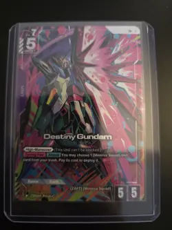 Gundam Card Game TCG GD04-050 Destiny Gundam LR+ Alt - Image 2