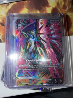 Gundam Card Game GD04-050 Destiny Gundam LR+ - Image 1