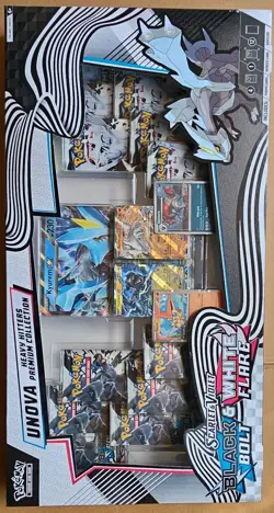 POKEMON TCG UNOVA HEAVY HITTERS PREMIUM COLLECTION COSTCO BLACK BOLT WHITE FLARE - Image 1