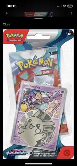 Pokemon TCG Unova Heavy Hitters Premium Collection x2 + 1 paradox rift blister - Image 3