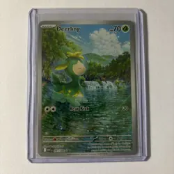 Pokemon TCG Deerling 91/86 Illustration Rare SV: White Flare - Image 1