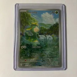 Pokemon TCG Deerling 91/86 Illustration Rare SV: White Flare - Image 3