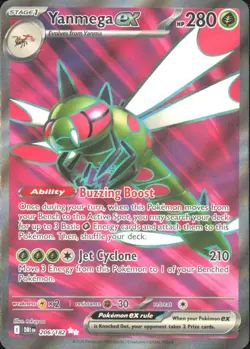 Pokemon TCG - Yanmega ex - Ultra Rare SV10: Destined Rivals 206/182 NM - Image 1
