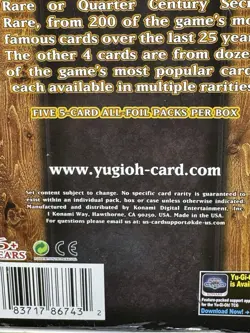 Yu-Gi-Oh! Trading Cards Quarter Century Stampede Box (5 packs of 5) - Image 3