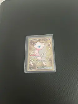 Pokemon TCG Mew EX Metal Gold Card 151 SV2a 205/165 Full Art Ultra Rare - Image 1