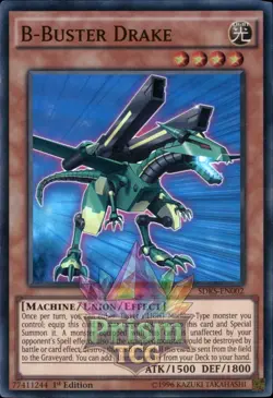 1st ed B-Buster Drake super rare SDKS-EN002 Yugioh - Image 1