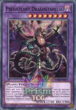 1st Ed Predaplant Dragostapelia LDS3-EN075 Yugioh - Image 1