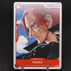 Shanks P-016 Romance Dawn Film Promo Exclusive One Piece Card Game - Image 1