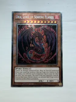 Yugioh Uria Lord Of Searing Flames MZMU-EN000 Starlight Rare NM 1st Edition - Image 1