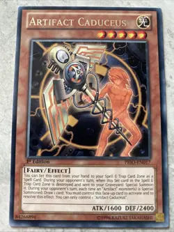 Yugioh - Artifact Caduceus - PRIO-EN017 - Rare 1st Edition - Image 1