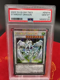 Stardust Dragon (Quarter Century Secret Rare) Yugioh 25th Anniversary PSA 10 - Image 1