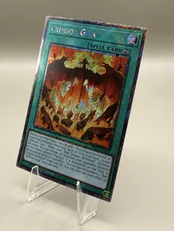 Crimson Gaia 1st Edition Platinum Secret Rare RA05-EN070 Yu-Gi-Oh! - Image 1