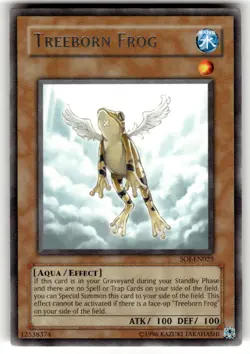 Treeborn Frog SOI-EN025 Rare Shadow of Infinity Yu-Gi-Oh Near Mint - Image 1