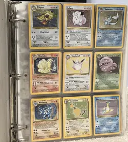 Pokemon TCG WOTC Binder Collection. 144 Cards. 9 Holos. Vintage card lot. Used - Image 2
