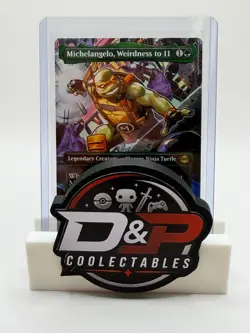 Michelangelo Weirdness to 11 Borderless MTG TMNT Non Foil (Showcase) - Image 2
