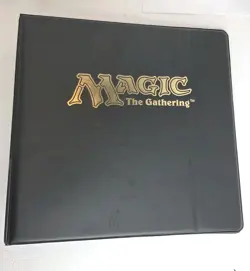 Ultra Pro Magic the Gathering 3-Ring Binder Black Gold 82114 MTG - Image 1