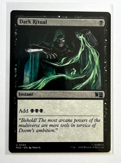 MTG – Marvel Super Heroes – Dark Ritual - Uncommon 0793 - Image 1