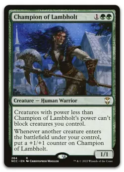 Champion of Lambholt #284 (NM) Streets New Capenna NCC Magic MTG - Image 1