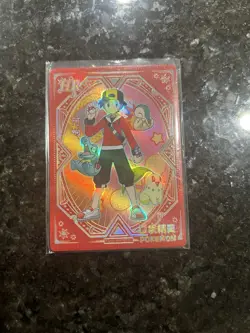 Pokemon Chinese Pocket Eif Baby Claw Machine Card HR trainer Ethan - Image 1