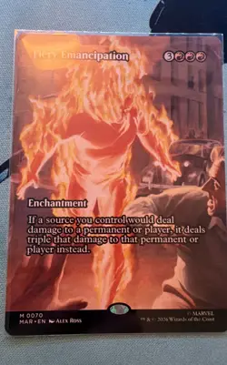 Fiery Emancipation (Borderless) Marvel Universe Eternal-Legal Regular#0070 - Image 1