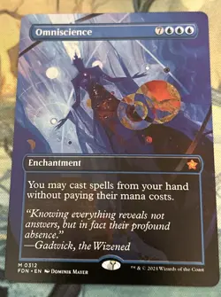 Omniscience - Borderless NM MTG Magic - Image 1