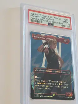 PSA 10 Prompto Argentum (Borderless) (Surge Foil) Final Fantasy - Image 2